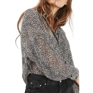 Topshop Star Button Down